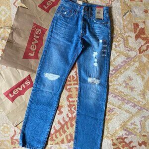 LEVI'S 501 Original Fit Women's Jeans (Size: 24x30) NWT